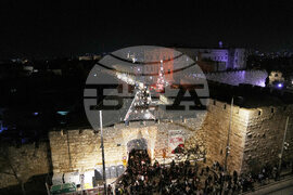 Israel Daily Life Holiday Lights