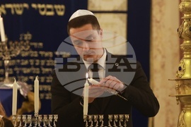 Централна Софийска синагога - Ханука - церемония