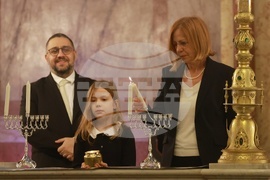 Централна Софийска синагога - Ханука - церемония