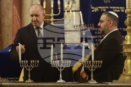 Централна Софийска синагога - Ханука - церемония