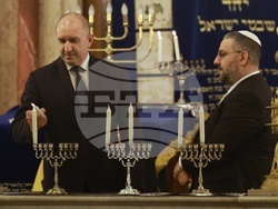 Централна Софийска синагога - Ханука - церемония