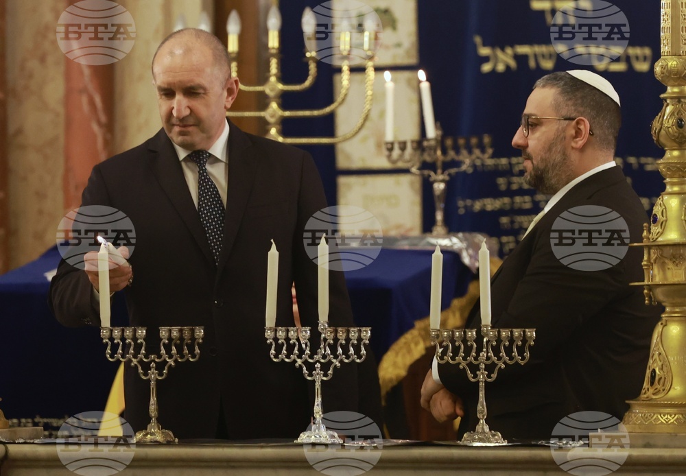 Централна Софийска синагога - Ханука - церемония