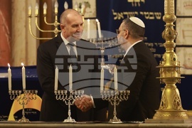 Централна Софийска синагога - Ханука - церемония