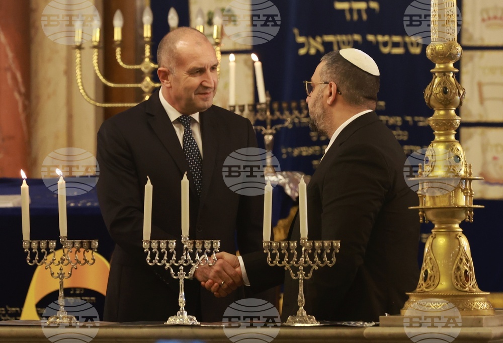 Централна Софийска синагога - Ханука - церемония