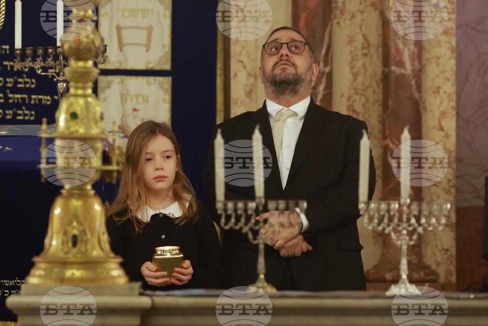 Централна Софийска синагога - Ханука - церемония