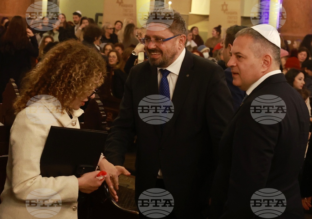 Централна Софийска синагога - Ханука - церемония