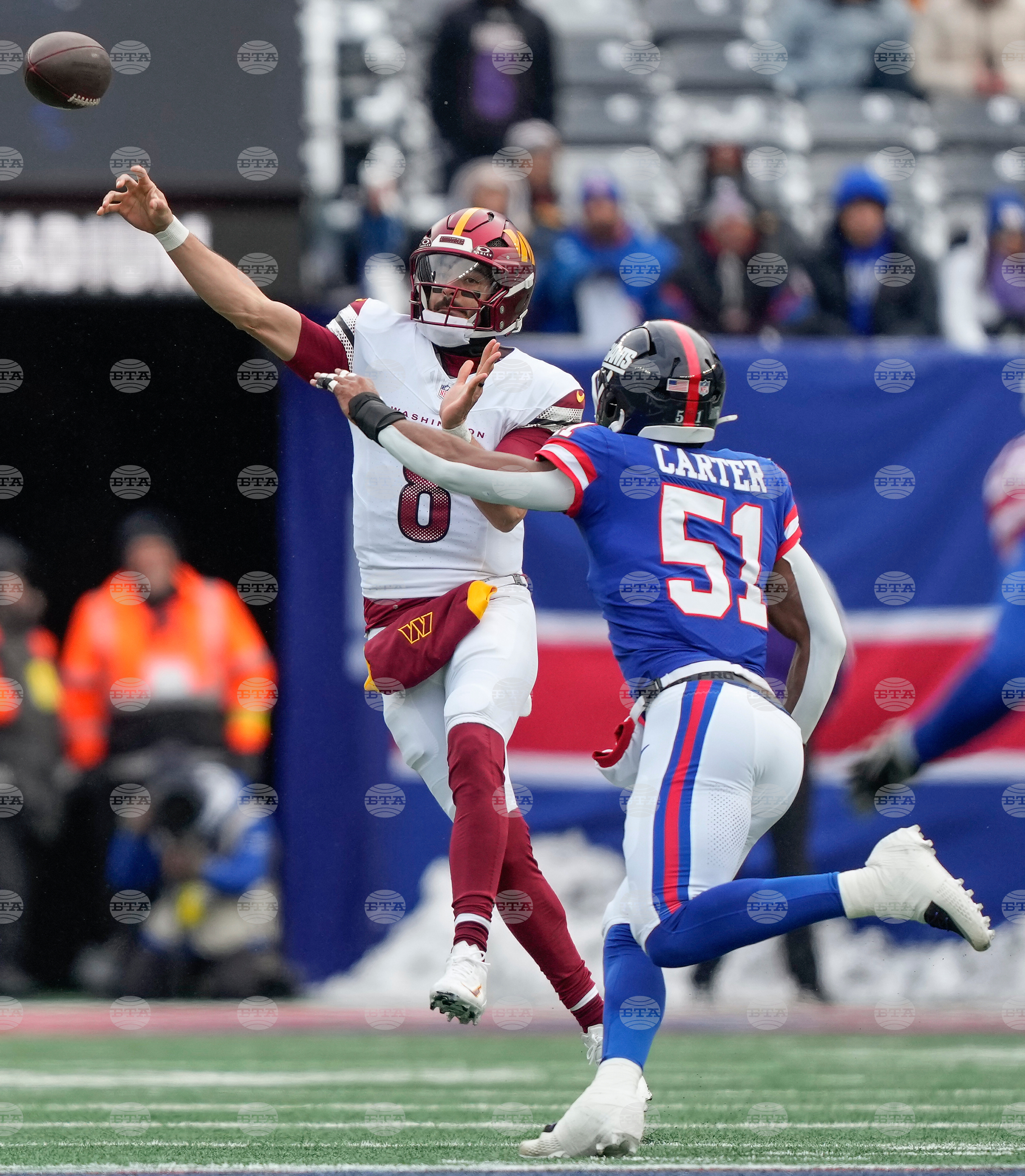 Commanders Giants Football