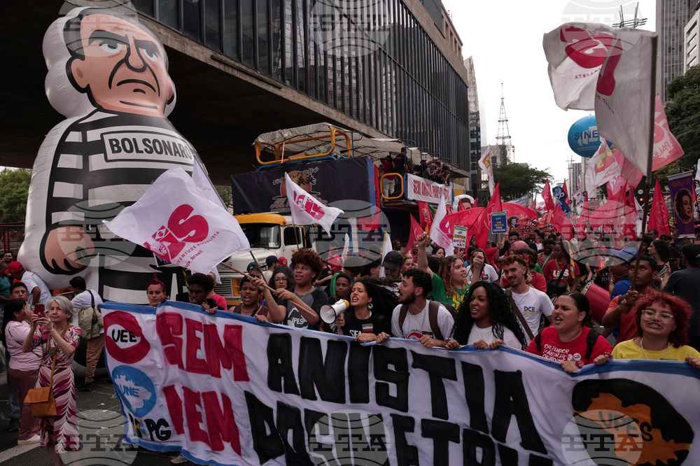Brazil Bolsonaro Protest