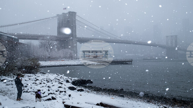 Повече от 800 000 души са без ток и 10 000 полета бяха отменени заради зимната буря в САЩ