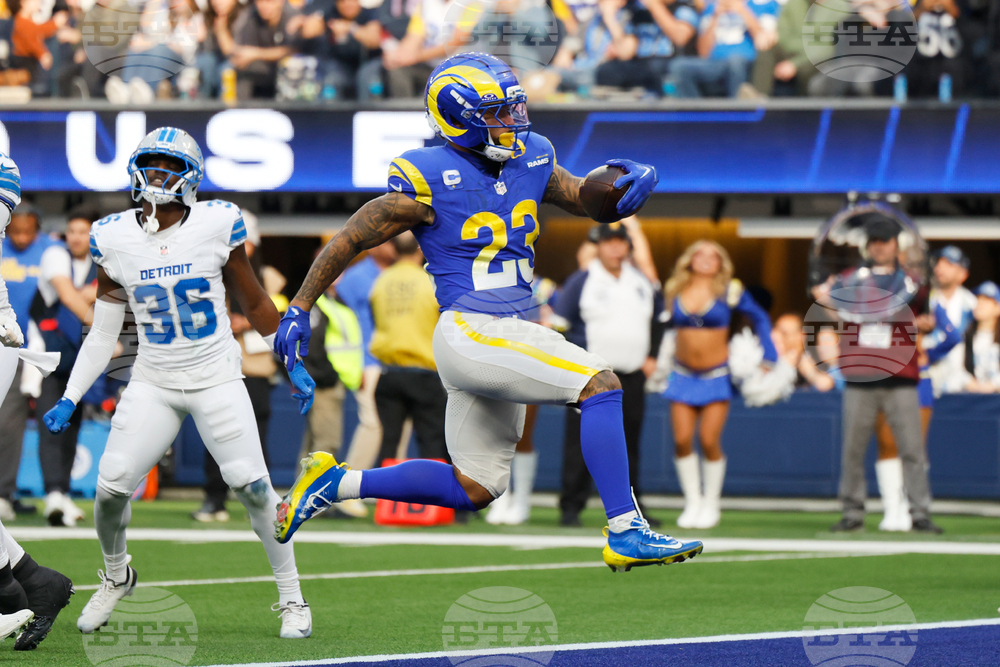 APTOPIX Lions Rams Football