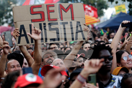 Brazil Bolsonaro Protest