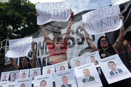 Brazil Bolsonaro Protest