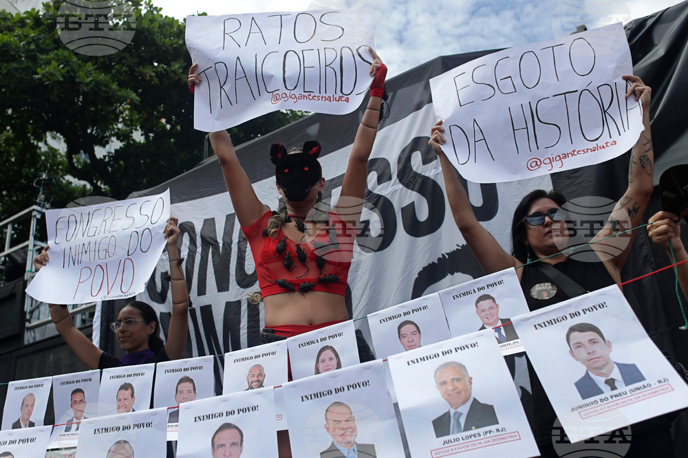 Brazil Bolsonaro Protest