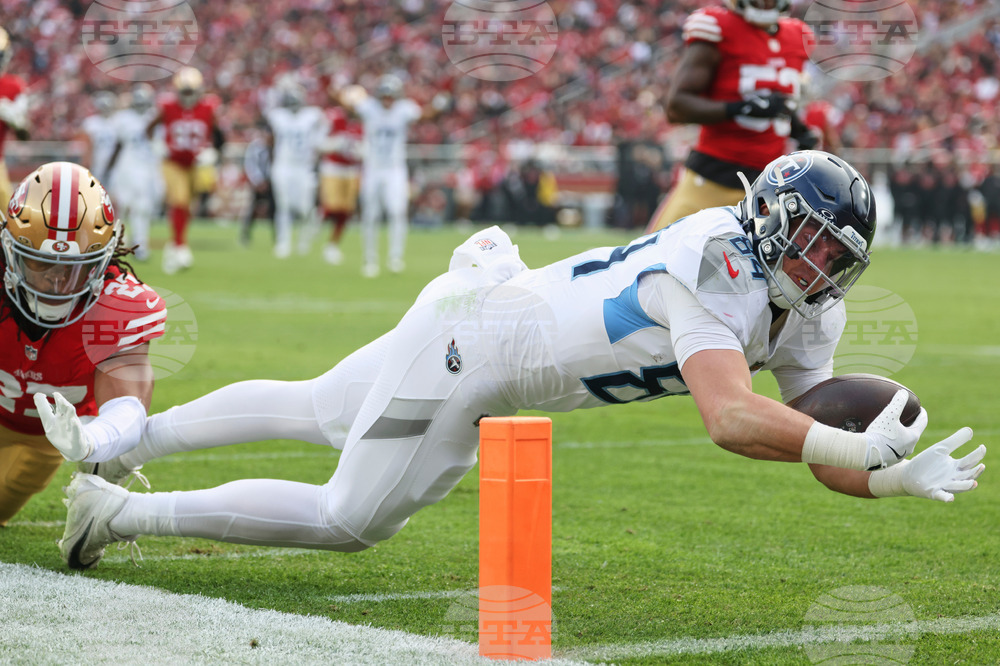 APTOPIX Titans 49ers Football