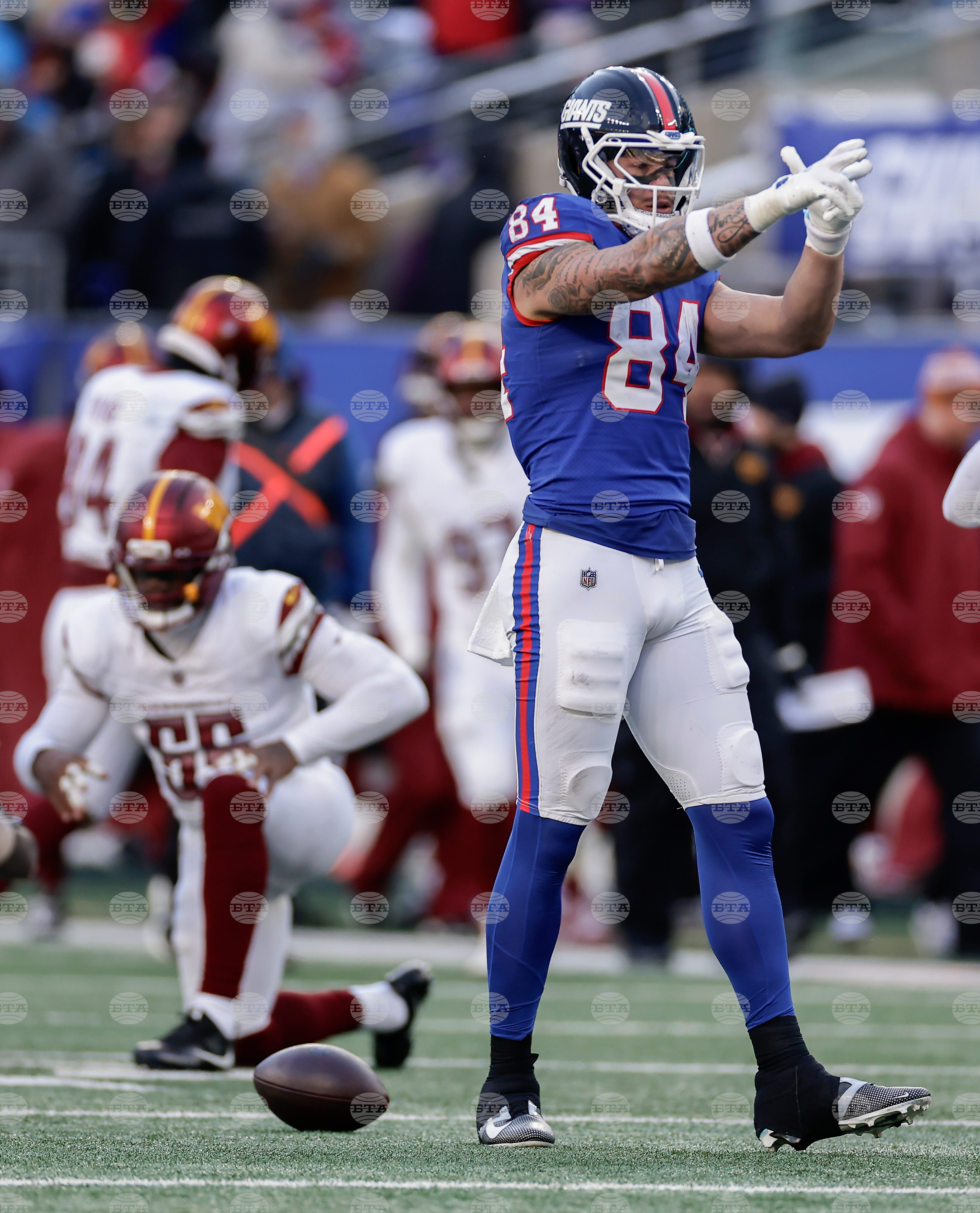 Commanders Giants Football