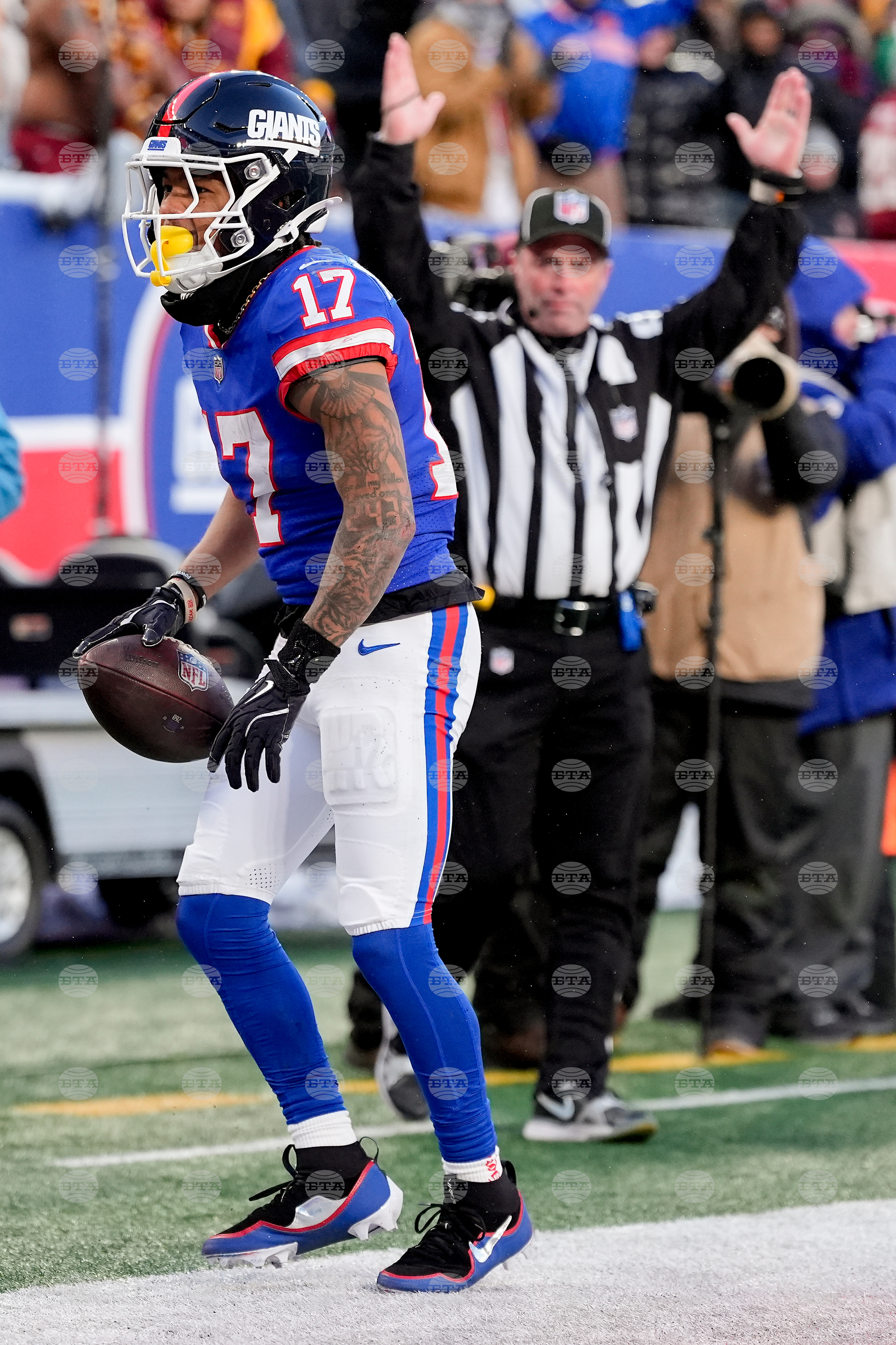 Commanders Giants Football