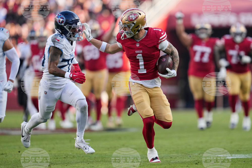 Titans 49ers Football