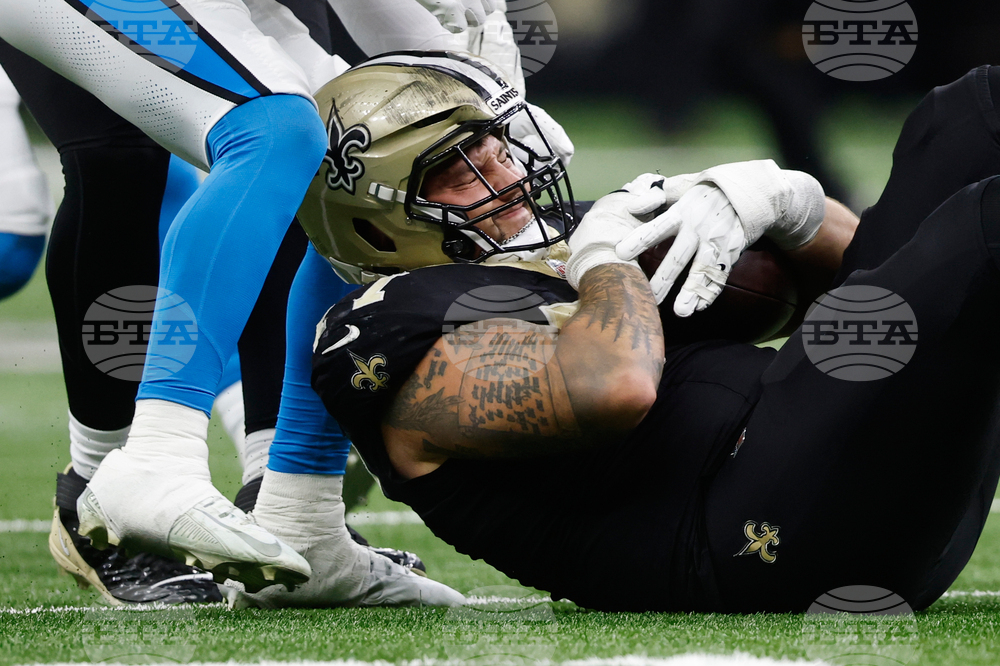 APTOPIX Panthers Saints Football