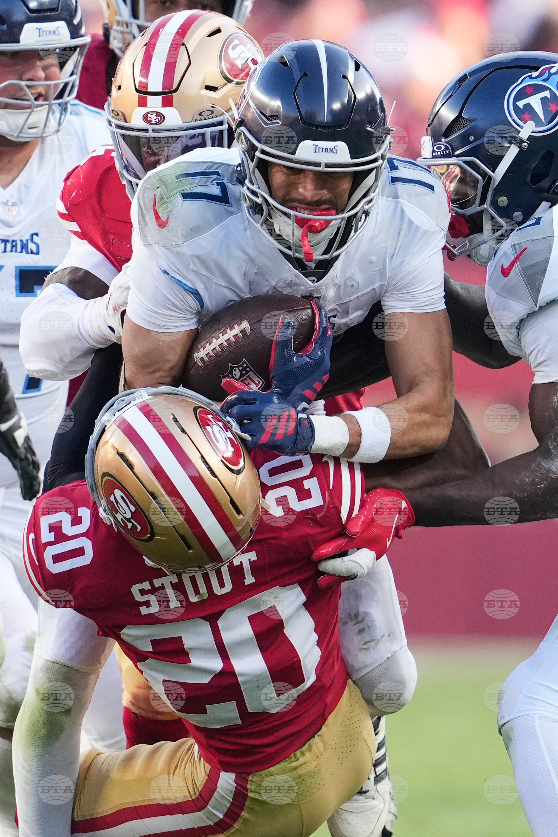 Titans 49ers Football