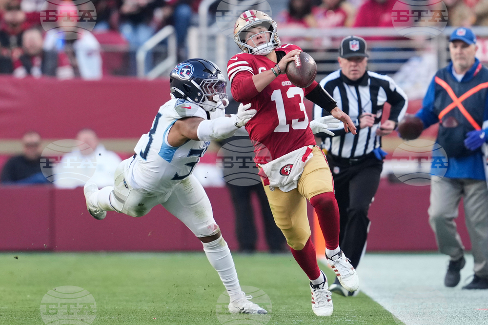 Titans 49ers Football