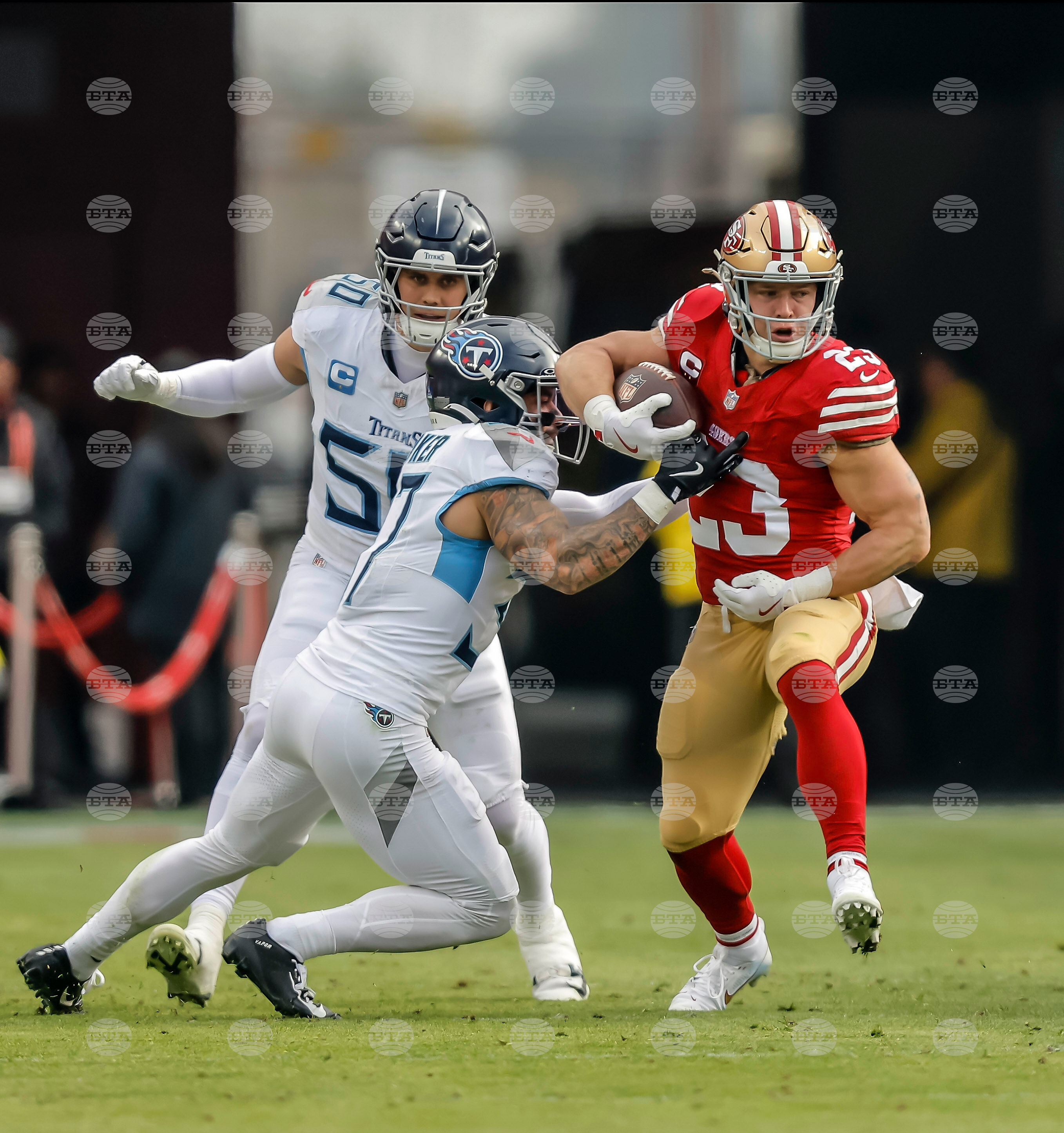 Titans 49ers Football