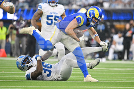 APTOPIX Lions Rams Football