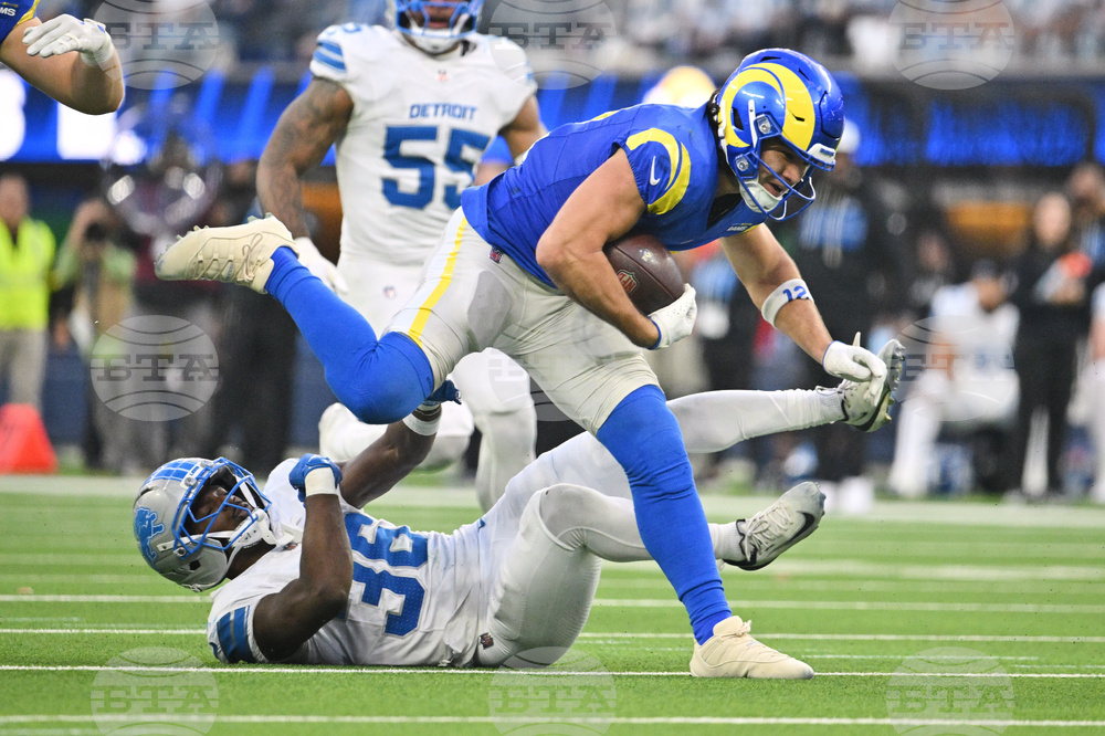 APTOPIX Lions Rams Football