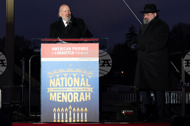National Menorah Lighting