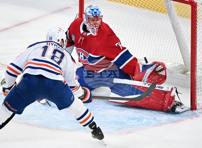 Oilers Canadiens Hockey