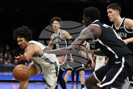 Bucks Nets Basketball