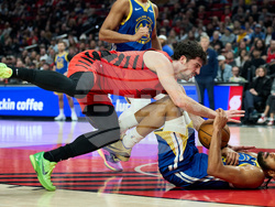 Warriors Trail Blazers Basketball