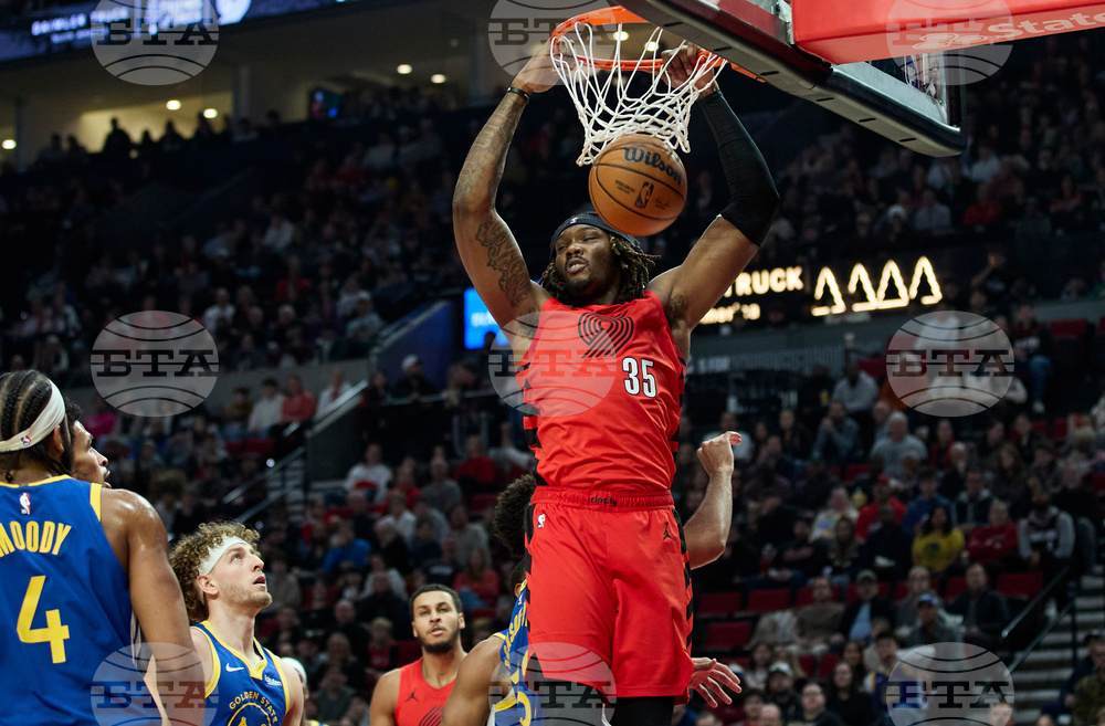 Warriors Trail Blazers Basketball