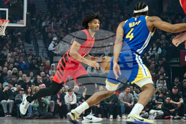 Warriors Trail Blazers Basketball