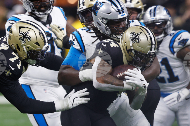 CORRECTION Panthers Saints Football