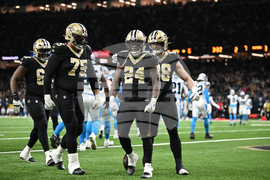CORRECTION Panthers Saints Football