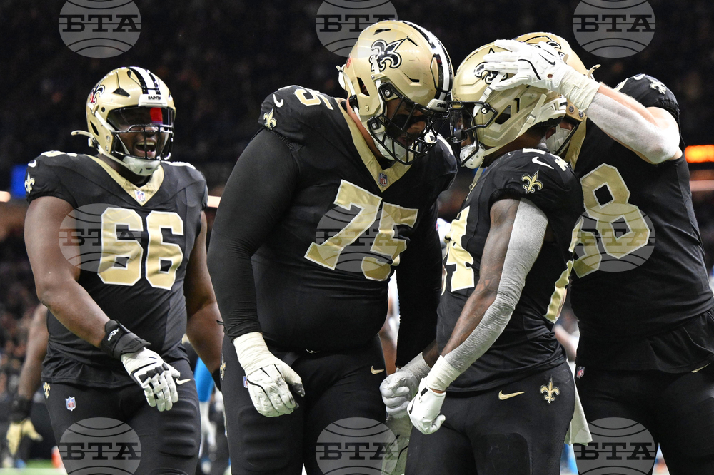 CORRECTION Panthers Saints Football