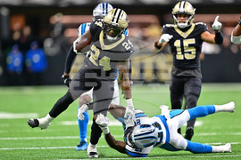 CORRECTION Panthers Saints Football