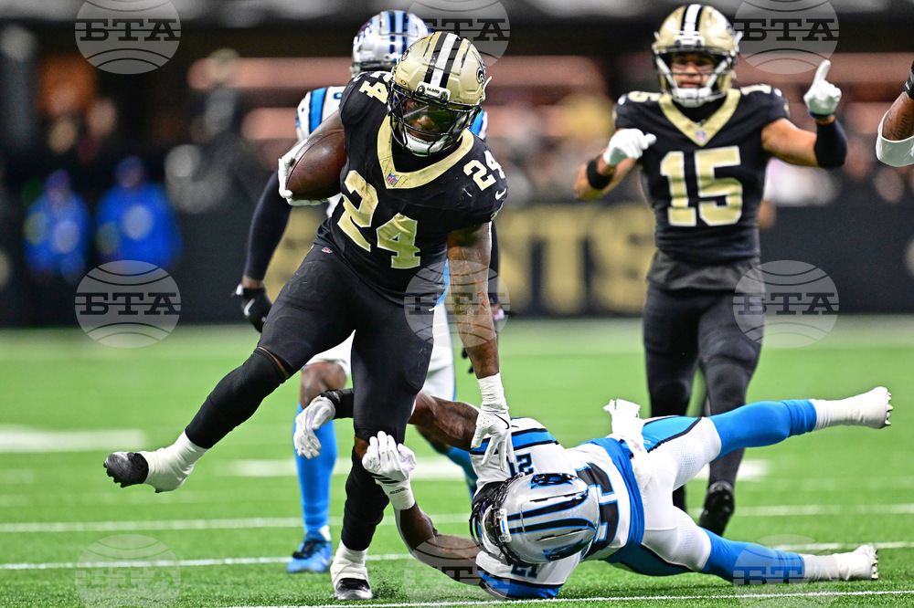 CORRECTION Panthers Saints Football