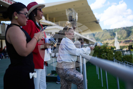 APTOPIX Venezuela Horse Race