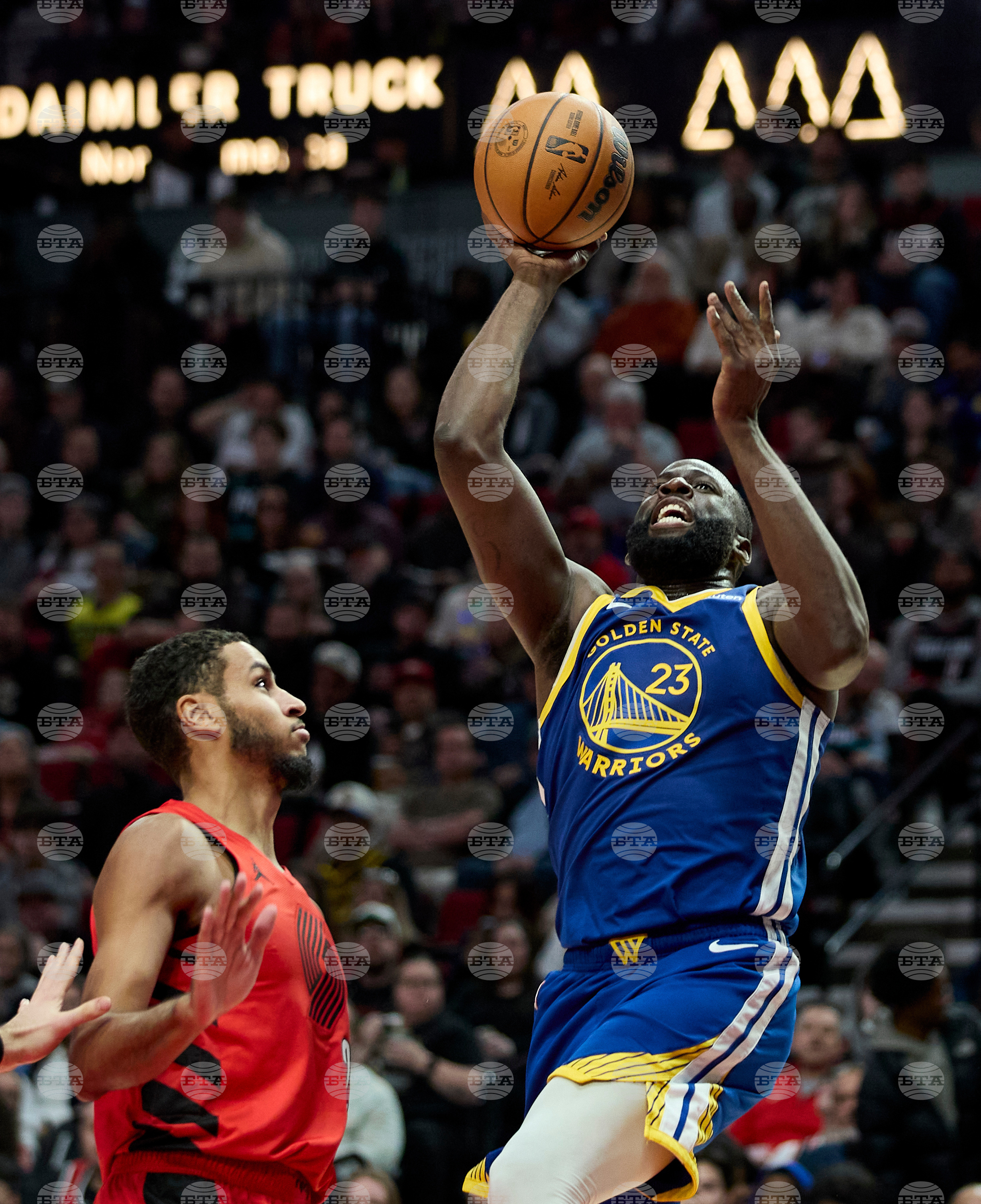 Warriors Trail Blazers Basketball