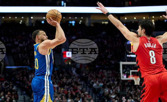 Портланд победи Голдън Стейт в НБА въпреки 48 точки от Стеф Къри