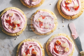 Food-Voracious Recipe-Lychee-Frosted Cookies