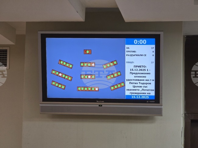 Общинският съвет в Плевен реши да направи почетен гражданин на града бившия кмет Петко Цолов