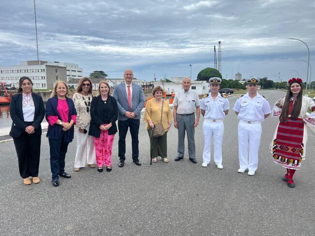 Bulgarian Ambassador, Community in Argentina Welcome RSV 421 in Mar del Plata