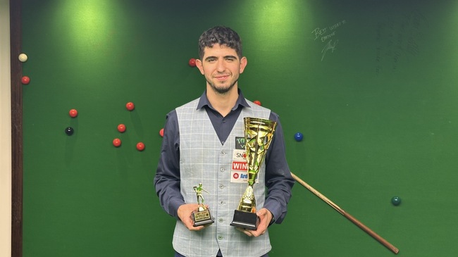 Виктор Илиев спечели Балканското първенство по снукър