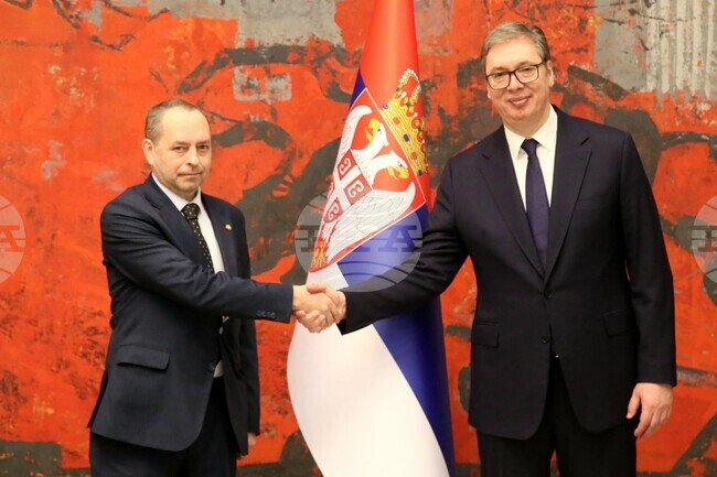 Новоназначеният посланик на България в Сърбия Ангел Ангелов връчи акредитивните си писма на сръбския президент Александър Вучич