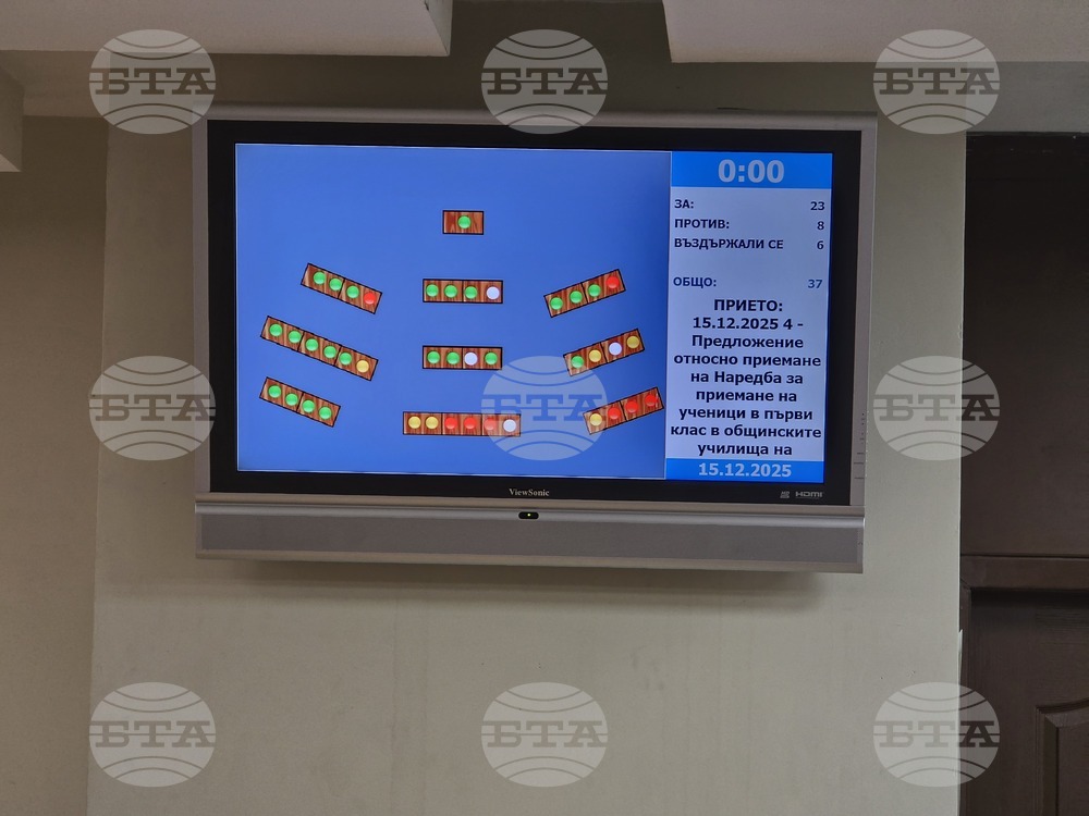 Наредба за прием на ученици в първи клас в общинските училища прие Общинският съвет в Плевен