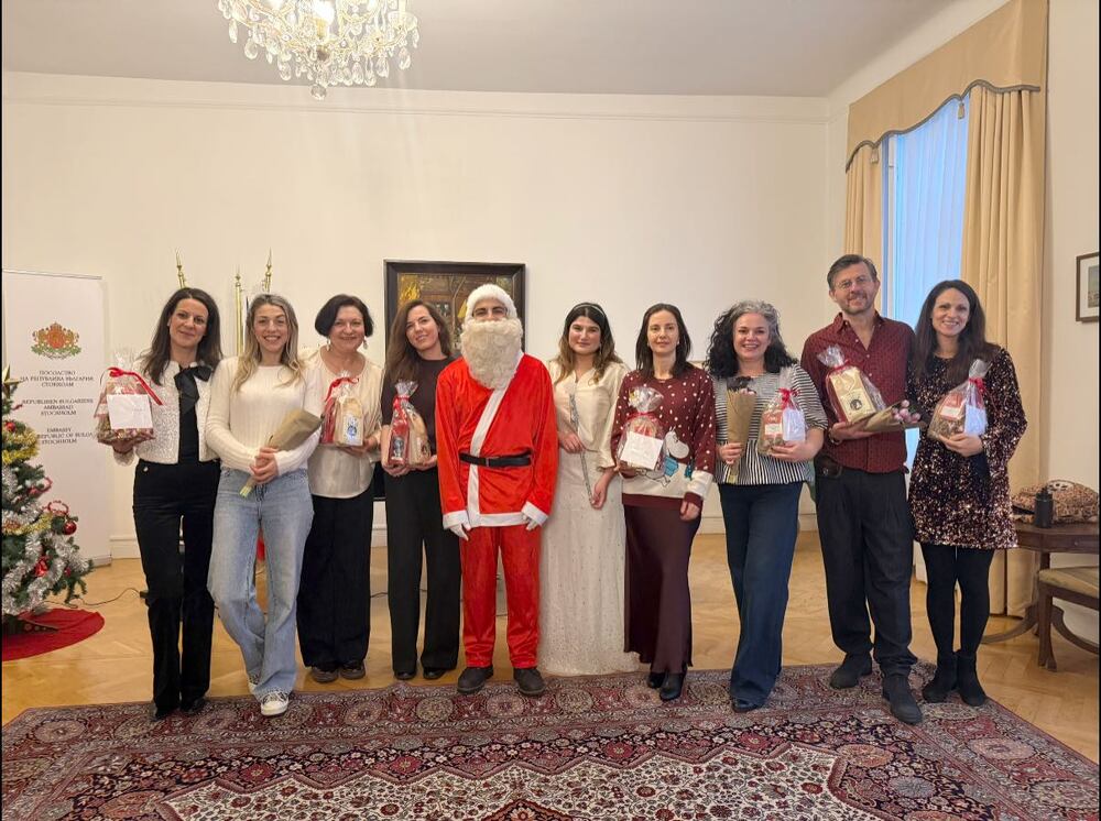В Българското посолство в Швеция се състоя коледното тържество на учениците от Първо българско училище в Стокхолм „Ян Бибиян“