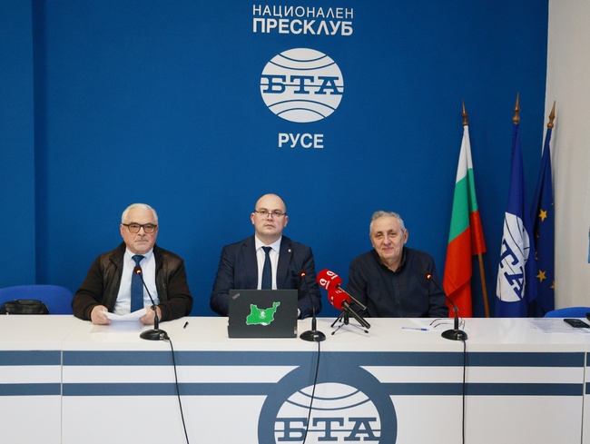 Пресконференция на ПП "Възраждане" в пресклуба на БТА в Русе