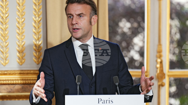 Френският президент Еманюел Макрон също ще участва в срещата за Украйна тази вечер, обяви канцеларията му